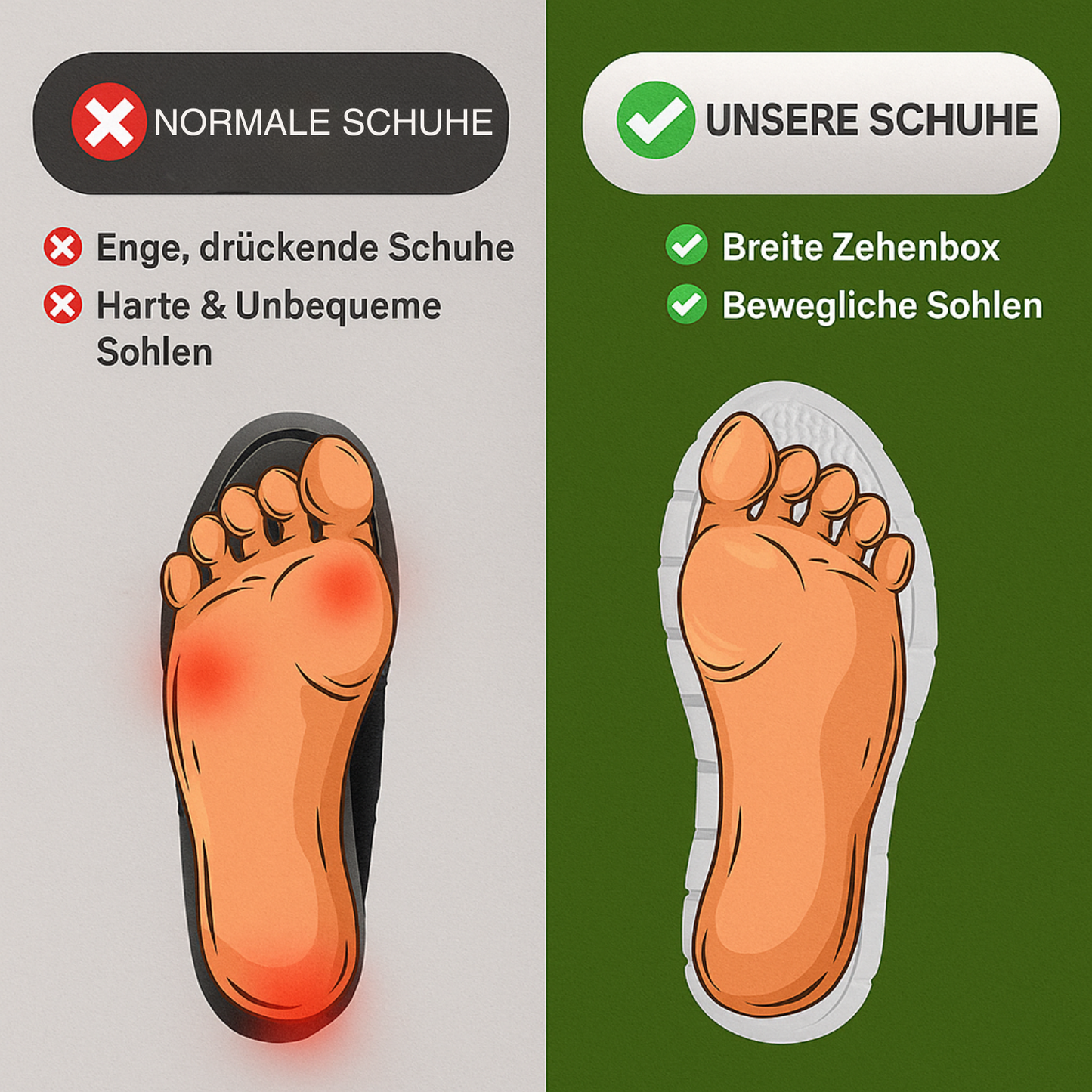 ORTHOFLEX™ | ERGONOMISCHE KOMFORT WALKING SNEAKER
