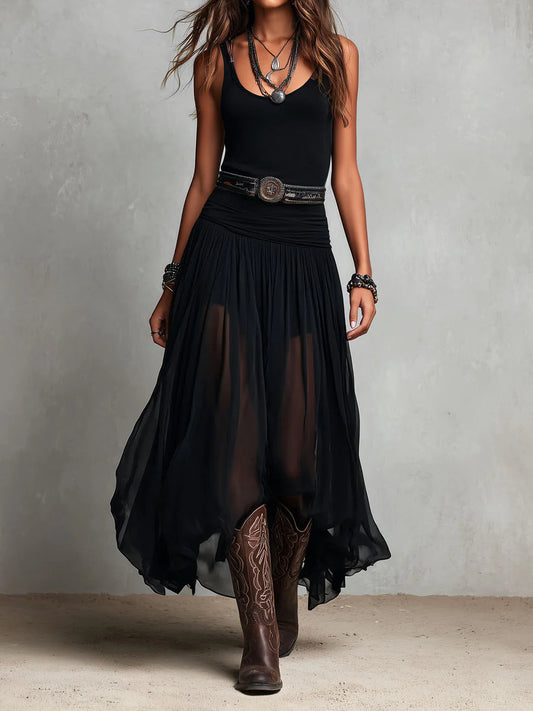 Spódnica Lyndsay™ Maxi Dress z paskiem