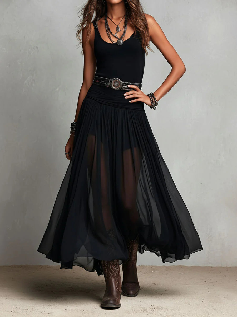 Spódnica Lyndsay™ Maxi Dress z paskiem