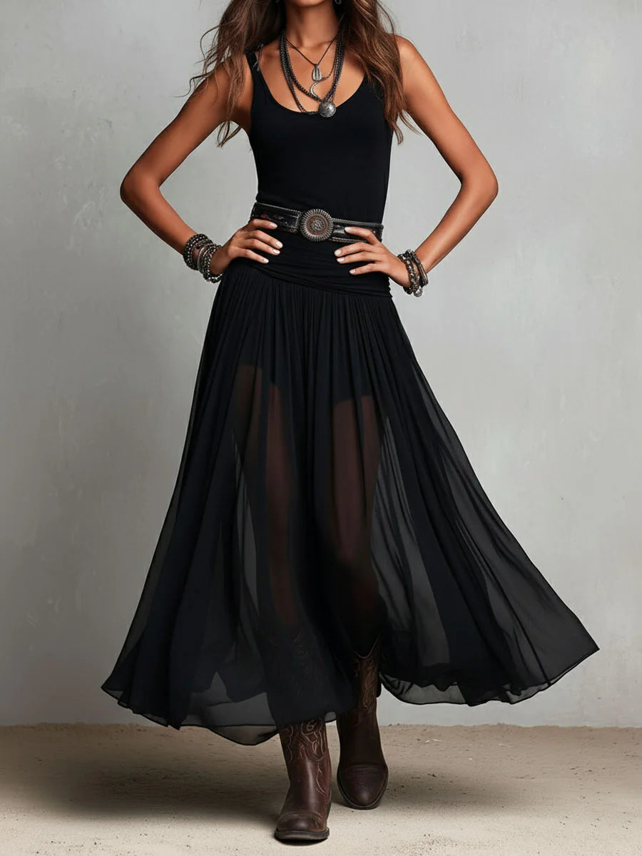 Spódnica Lyndsay™ Maxi Dress z paskiem