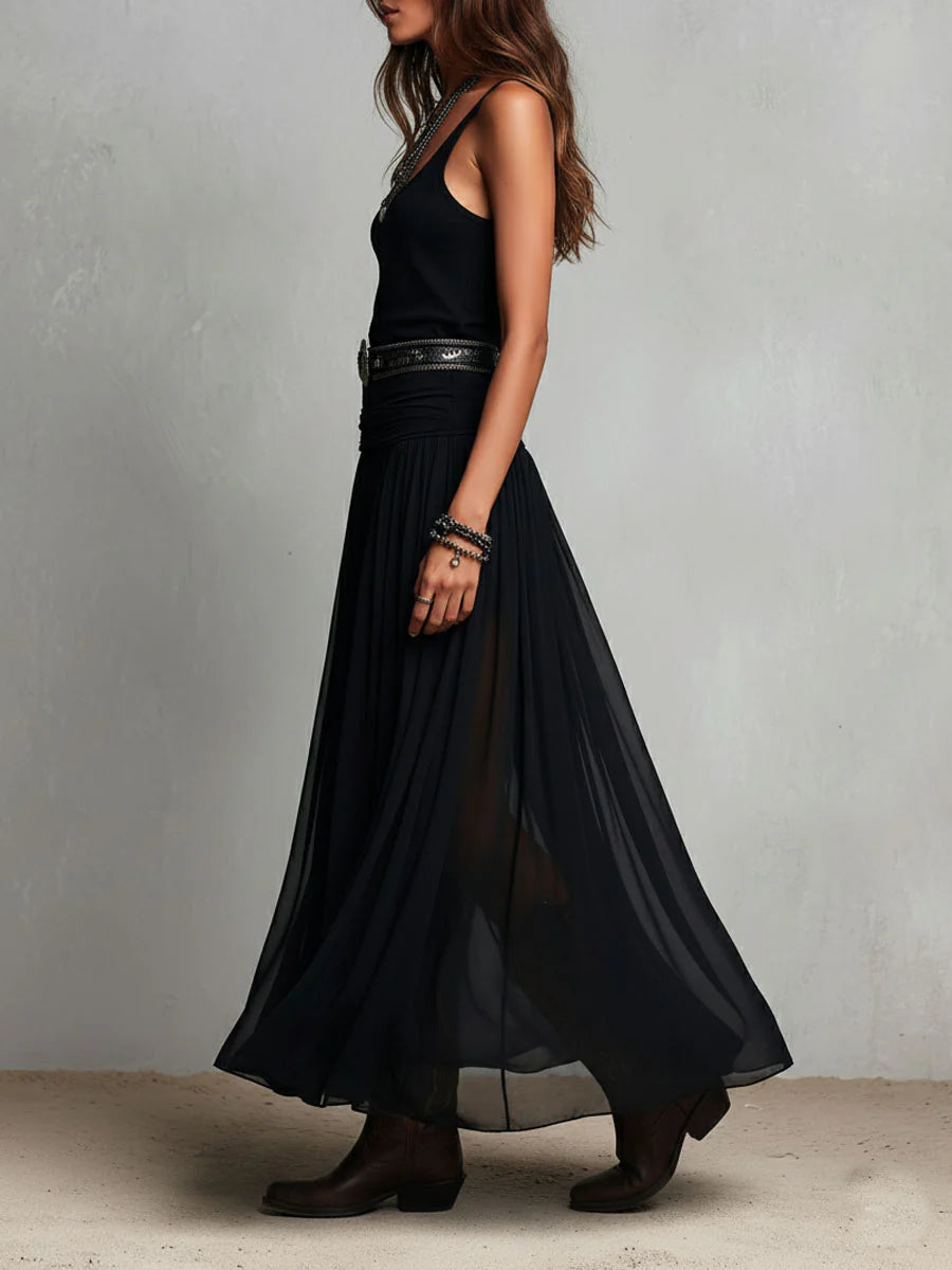 Spódnica Lyndsay™ Maxi Dress z paskiem