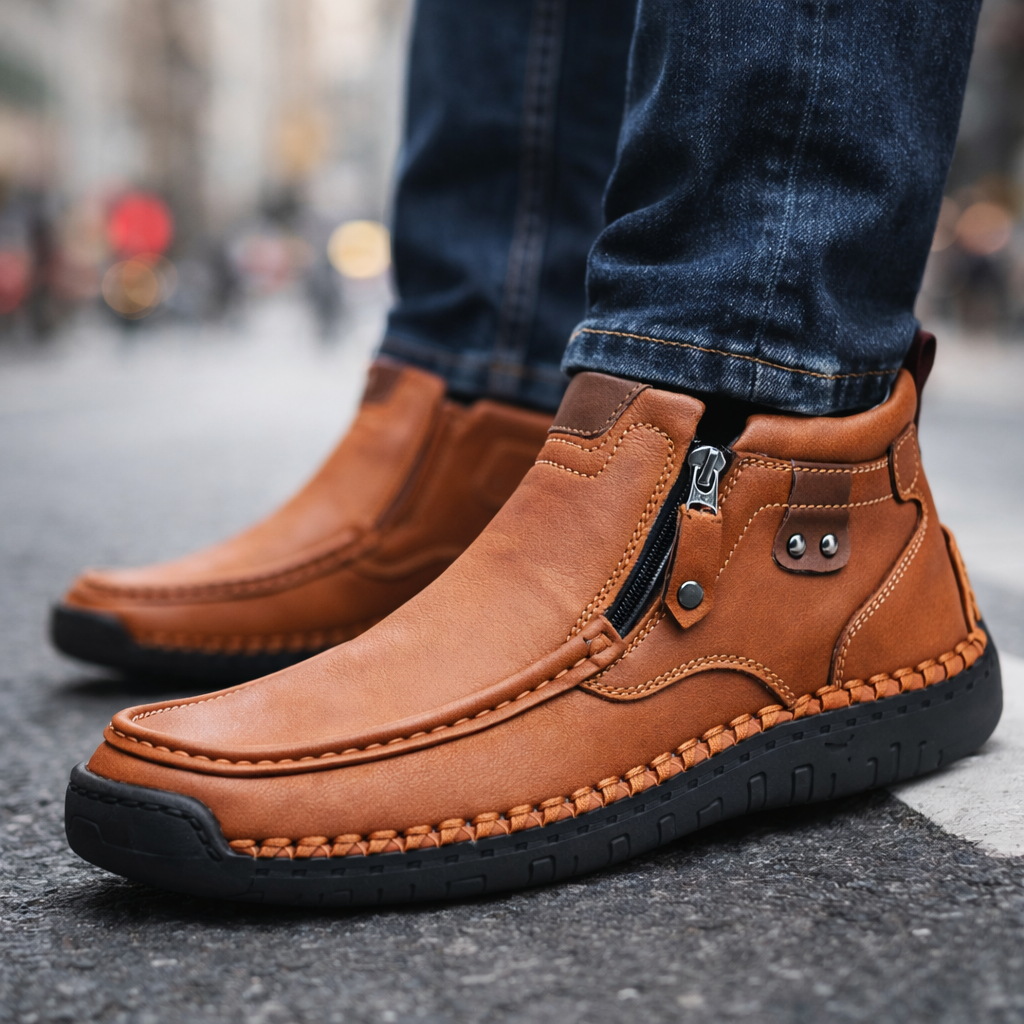 SAVONTI™ | BERGEN LEDER CHELSEA BOOTS